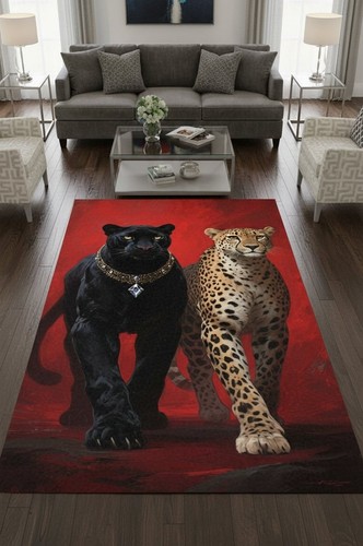 Leopard area rug for - area,