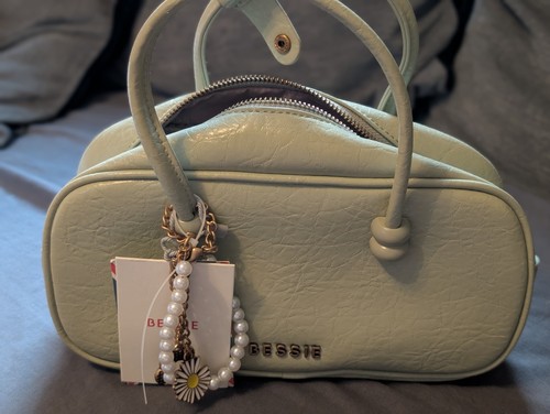 Bessie light green barrel bag - barrel,