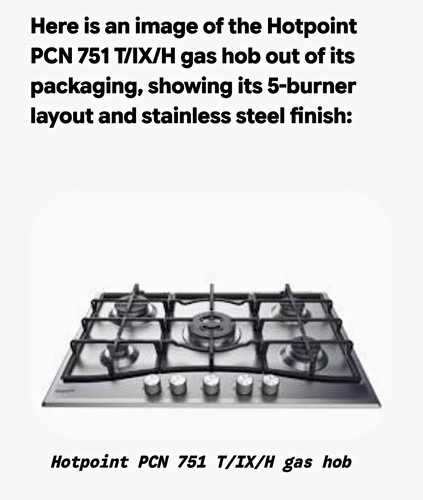 Hotpoint 75cm pcn 751 h - 75cm,