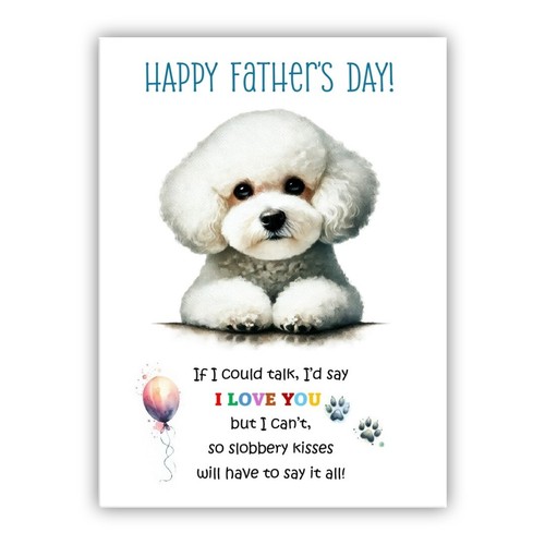 Father day bichon frise - day, dog