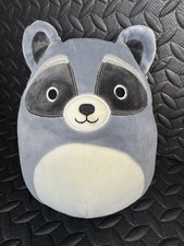 Squishmallows Randy The Raccoon Grey Soft Plush Toy Small Used No Tags