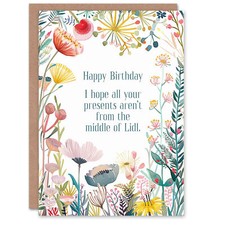 Greeting Card Happy Flowers