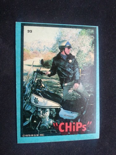 1979 donruss chips patrol card - donruss,