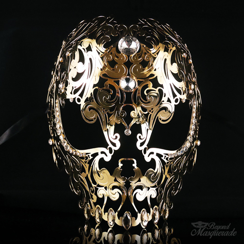 Full face skull mask - skull, day