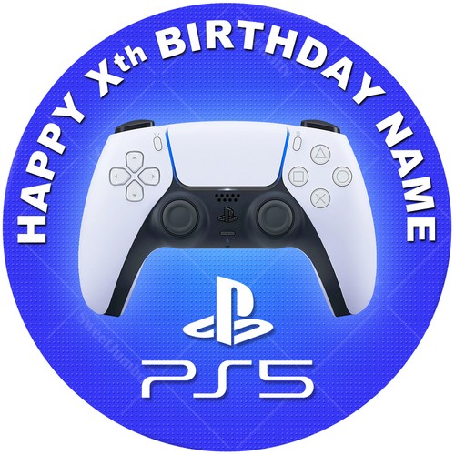 Ps5 playstation cake topper - cake,