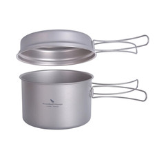 Titanium Pot Pan Set with