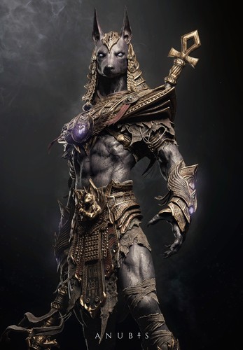Anubis unpainted model kit - anubis,