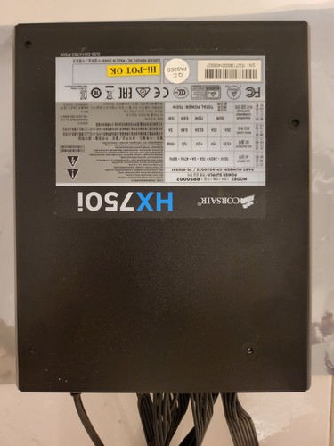 Corsair hx750i atx - corsair, power