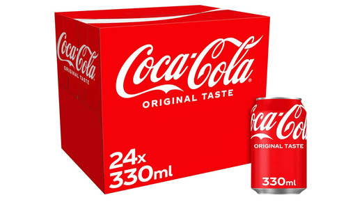 Coke can cola box - cola, pack