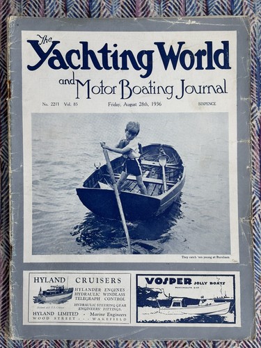 Vintage yachting magazine the - vintage, magazine.