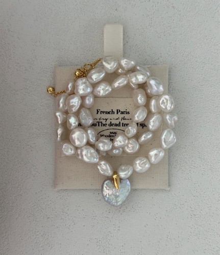 Heart shaped natural - , baroque