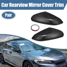 Pair Carbon Fiber Pattern Car Rearview Mirror Cover for Honda 10th Gen Civic