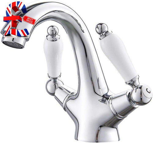 Dual lever basin mixer taps - dual,