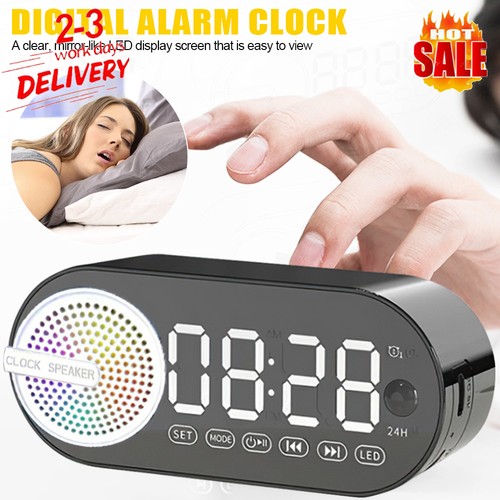 Digital alarm clock bedside - digital,