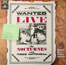 The Nocturnes Wanted Live Vinyl Record VG+/VG+ SX6315 1969