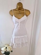 ? Rare Vintage Broderie Anglaise Rara Milkmaid Dress 10/12  ?