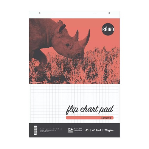 Rhino flip chart paper - rhino, pad