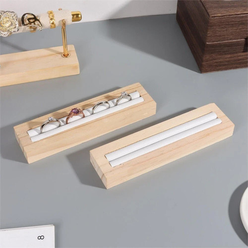 Wooden jewellery ring - wooden, display