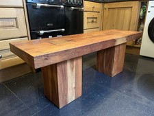 Solid Acacia Wood Dining Room/kitchen Bench (collection only) x2 available