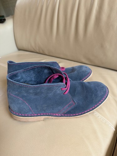 Cotswold blue suede - blue, desert