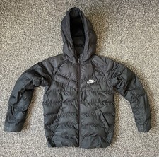 Nike Coat Black Kids Size Medium (10-12 Years Approx)