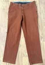 Hiltl Mens Needlecord Trousers Rust 36R