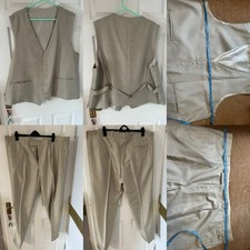 Men’s Beige/cream Suit 2PC
