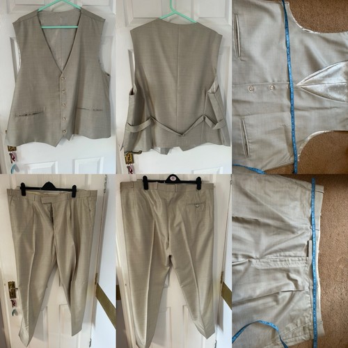 Men beige cream - beige/cream, suit