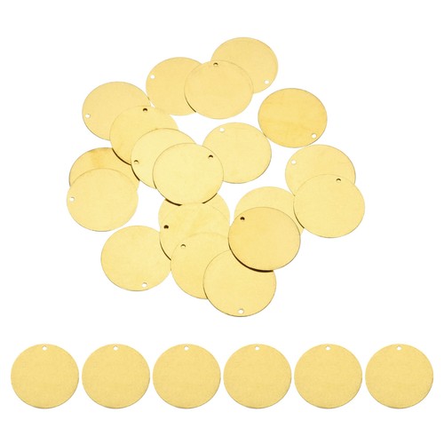 20pcs brass round stamping - 20pcs,