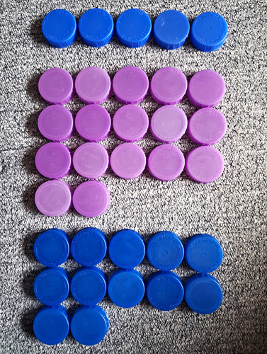 Plastic milk bottle - bottle, tops