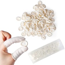 DISPOSABLE WHITE LATEX FINGER
