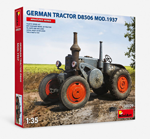 Miniart german tractor d8506 - german,