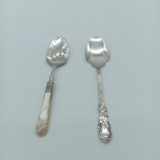 TWO ANTIQUE SILVER PLATED