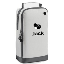 Personalised Embroidered Lawn Bowl Shoe Bag with Name or Initials Custom Gift