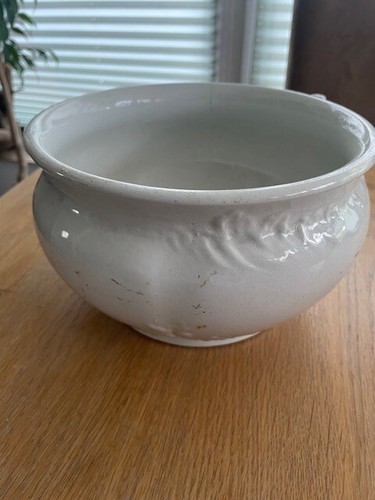 Vintage antique chamber pot - vintage,