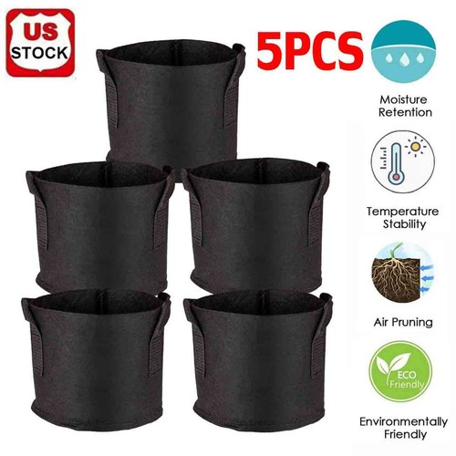 5pcs plant grow - 5pcs, fabric