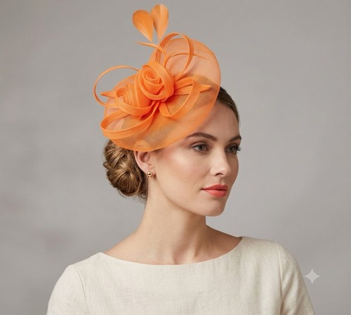 White fascinator also - white, baby