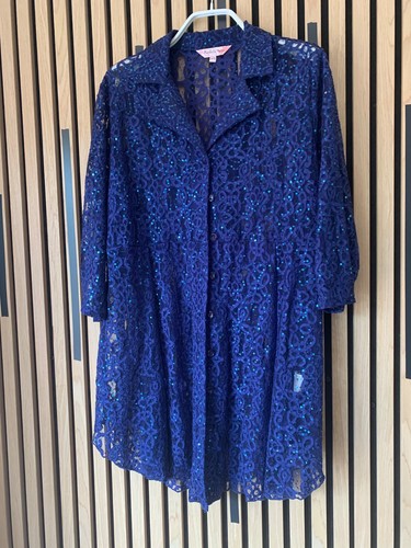 Michele hope sequinned blue - sequinned,