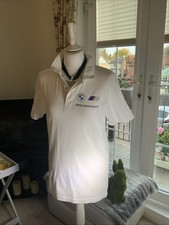 Ladies S BMW Motorsport White Polo Shirt ideal Xmas BMW Gift soft handle fabric
