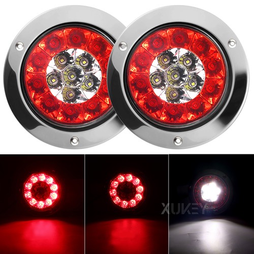 Round led trailer light - 4'',