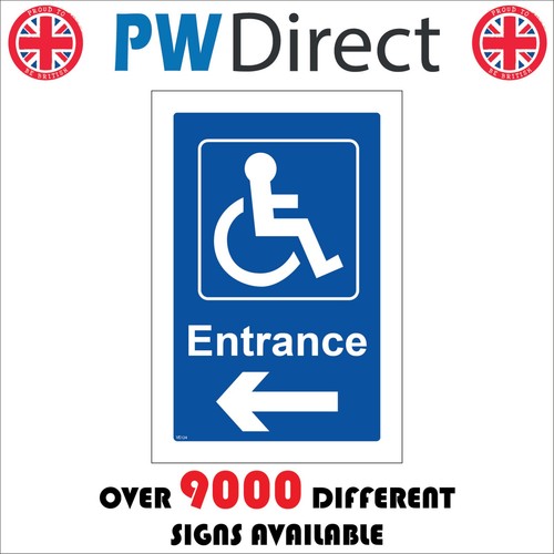 Sign disabled entrance - sign,