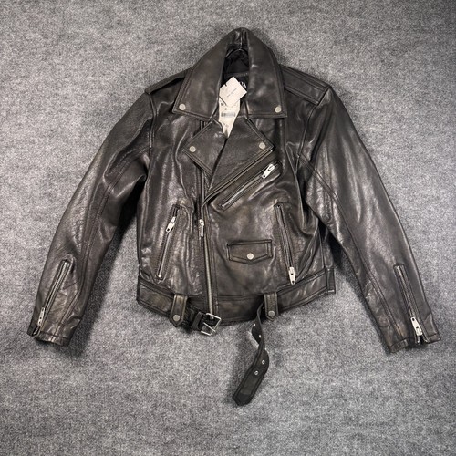 Zara man 100 leather biker - zara,
