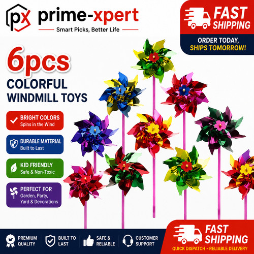 Pcs plastic windmill - 6,
