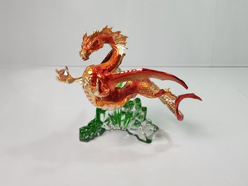 Franklin mint dragon statue - dragon,