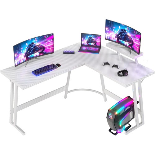 Shaped gaming desk 150x150cm - desk,