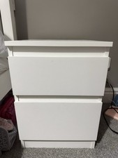 IKEA MALM White Chest Of Two