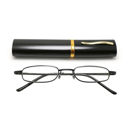 Black metal frame slim - black, reading