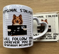 Mug and coaster Rough Collie /