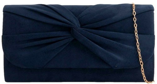 Navy clutch bag ladies - clutch, dark