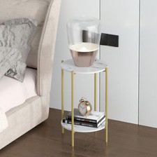 Real Marble Sofa Side Coffee
